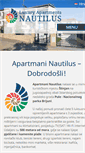 Mobile Screenshot of apartmani-nautilus.com